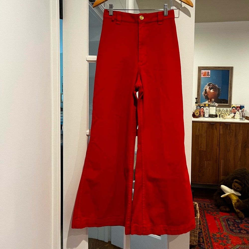 Big Bud Press Red Bell Bottoms XXS